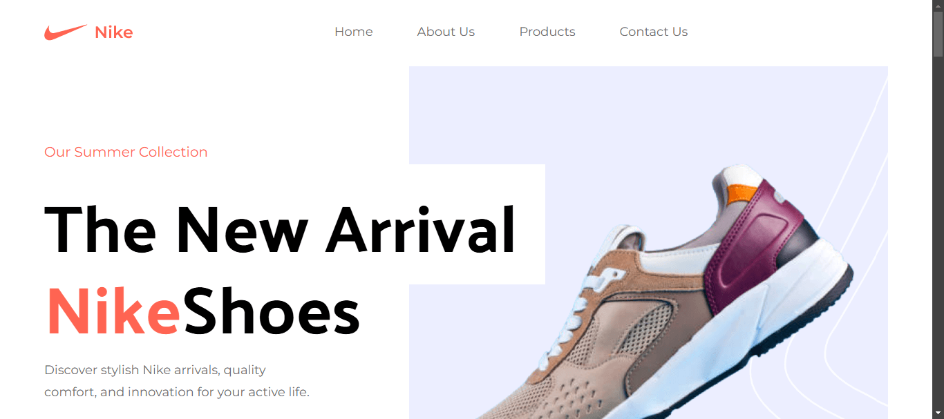 Nike Shoes | E-Commerce Website